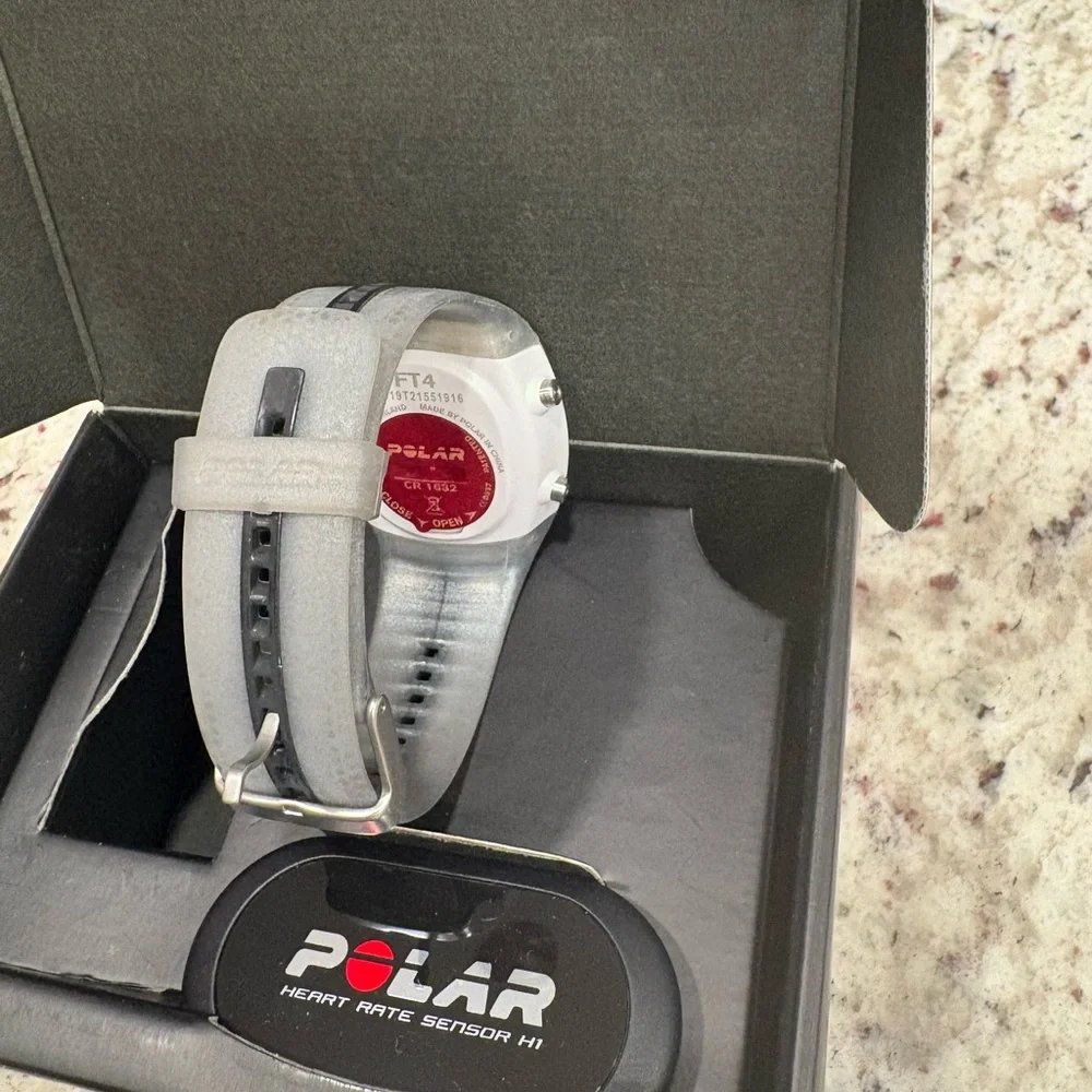 Polar FT4 Digital Heart Rate Monitor Watch GRAY (Watch Only) (Needs New Battery)
